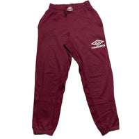 Umbro Vintage 90’s Pro Training Burgundy and White Joggers (W 34)