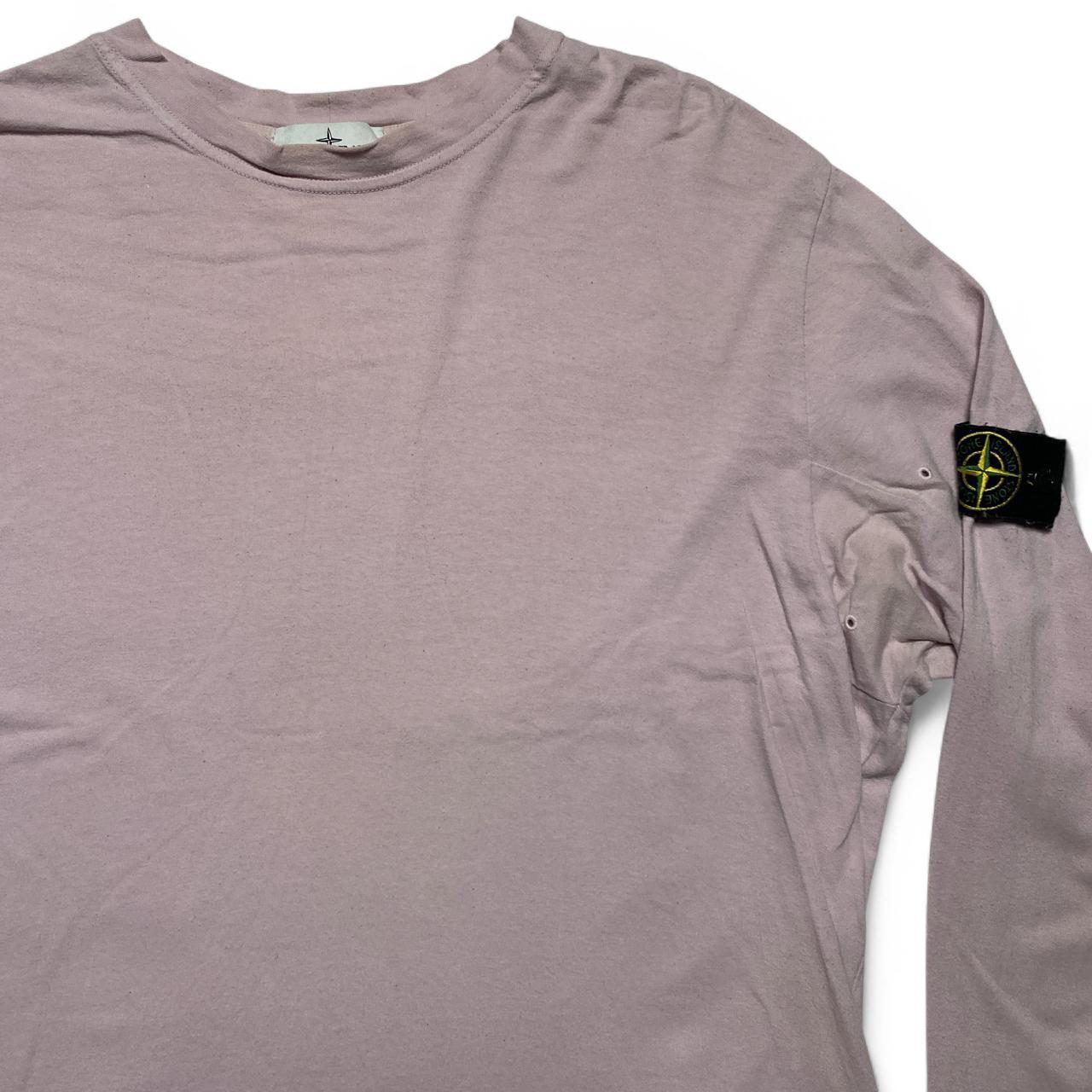 Stone Island Pink Long Sleeve T Shirt