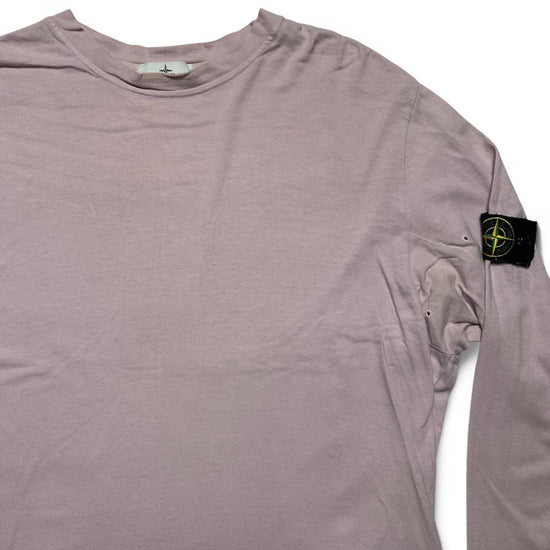 Stone Island Pink Long Sleeve T Shirt