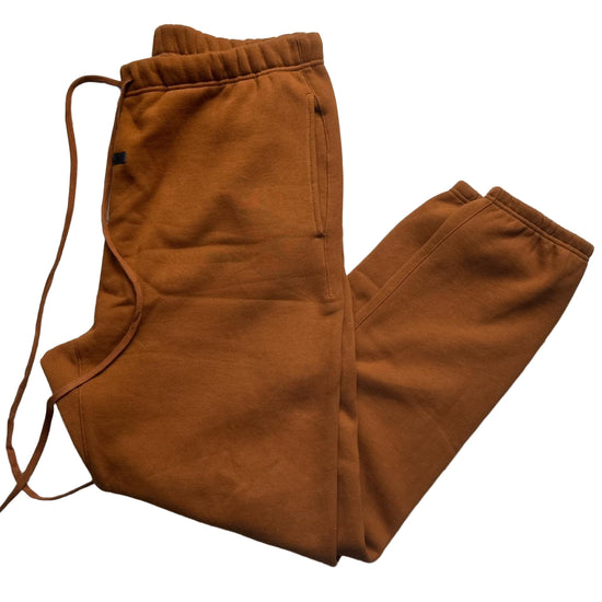 Fear Of God Essentials Brown Orange Baggy Joggers (2XL)