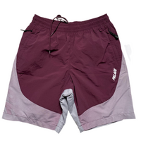Palace Fade Shell Nylon Shorts Purple and Grey (L)
