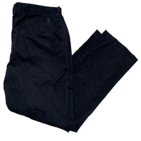 Polo Ralph Lauren Black and Green Pony Trousers (W 38)
