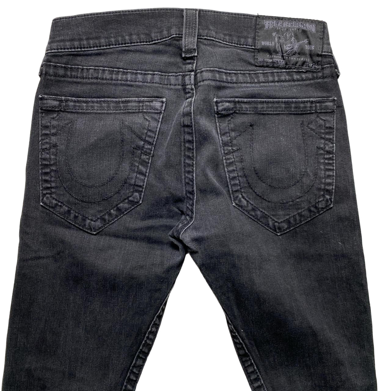 True Religion Black Rocco Slim Jeans (30W)