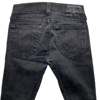 True Religion Black Rocco Slim Jeans (30W)