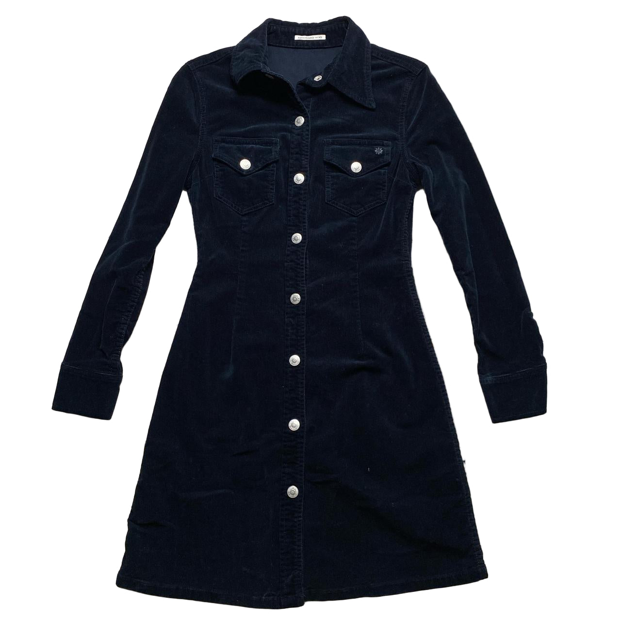 Adriano Goldschmied Alexa Chung Corduroy Buttom Up Dress Shirt (XS)
