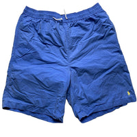 Polo Ralph Lauren Light Baby Blue and Yellow Pony Swim Shorts (30W)