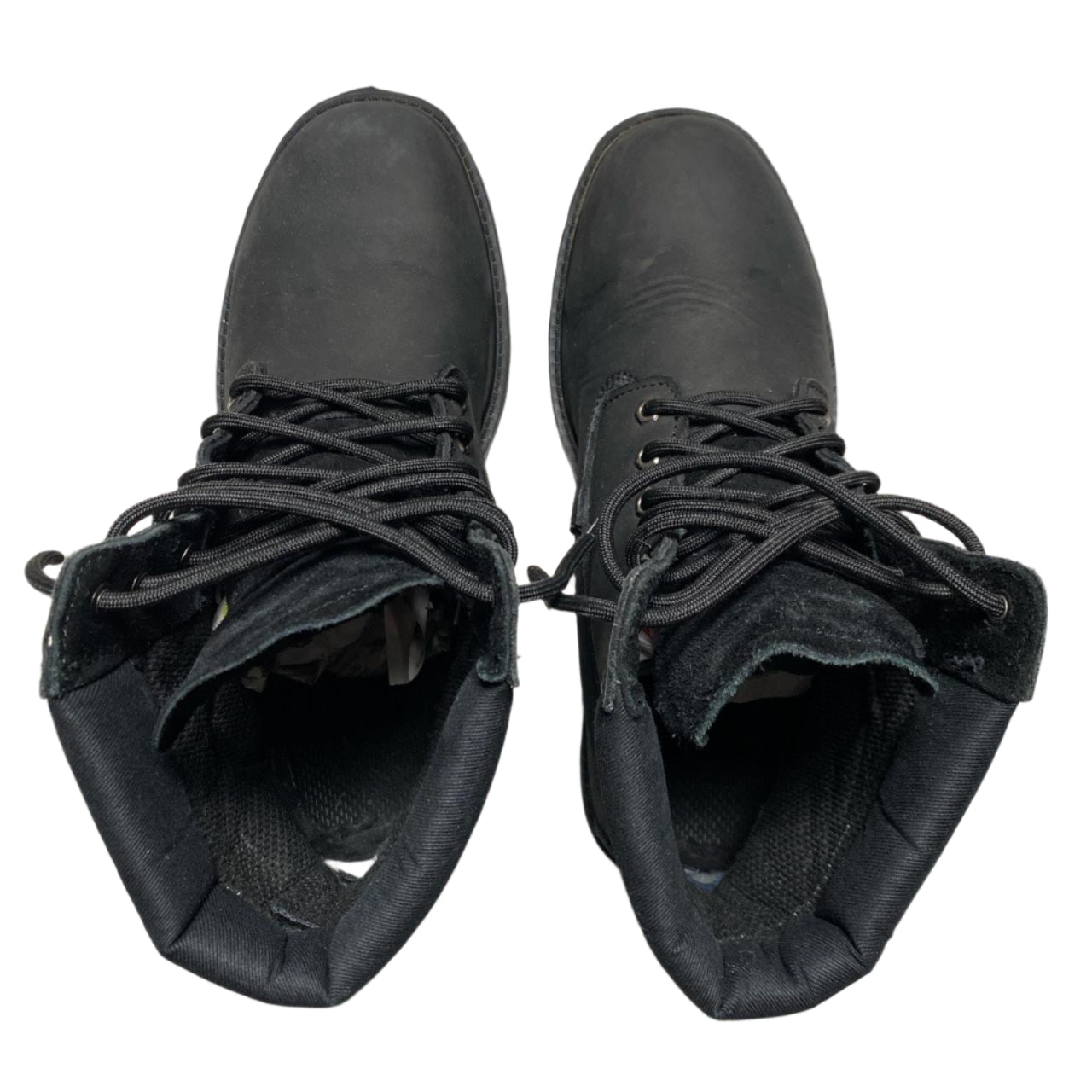 Dickies Black Leather Boots (UK 8)