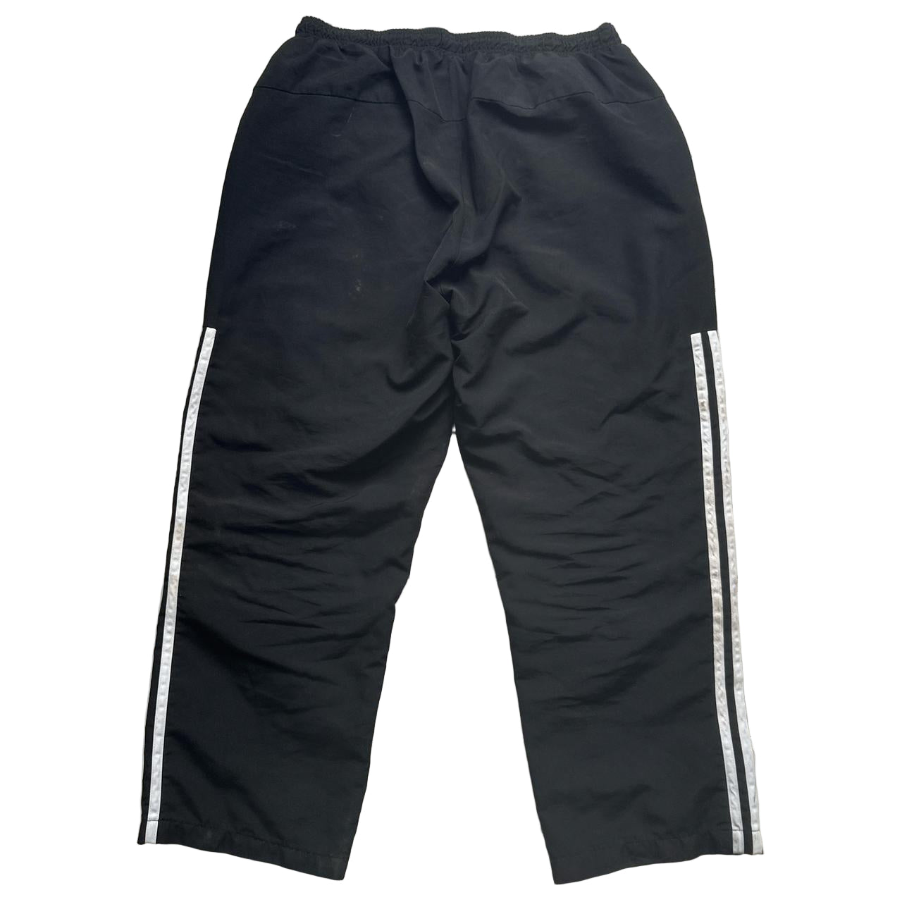Adidas Black and White Shell Trackpant Long 3/4 Shorts (L)