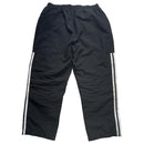 Adidas Black and White Shell Trackpant Long 3/4 Shorts (L)