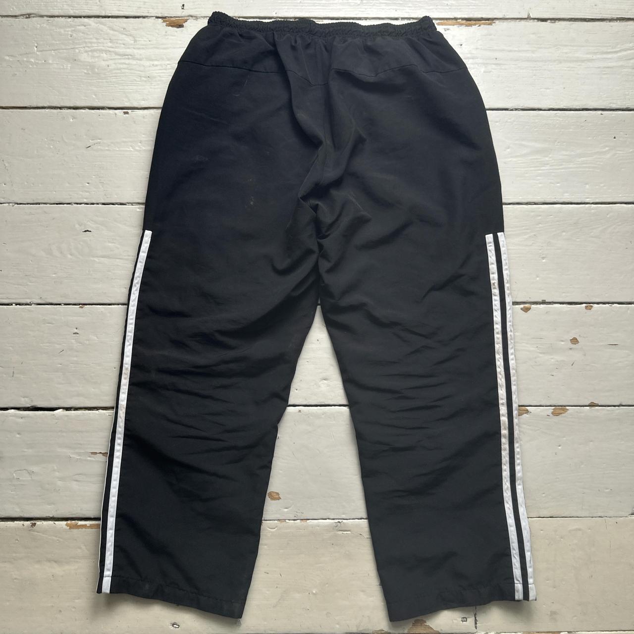 Adidas Black and White Shell Trackpant Long 3/4 Shorts