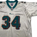 Reebok Miami Dolphins Vintage R Williams 34 White NFL Jersey (XL)
