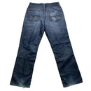 Hugo Boss Dark Navy Stonewash Distressed Jeans (34W)