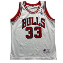 Chicago Bulls Champion Vintage Pippen 33 Basketball Jersey (L)