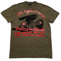 Energie Hot Nights In London Vintage y2k Graphic Woman T Shirt (XL)