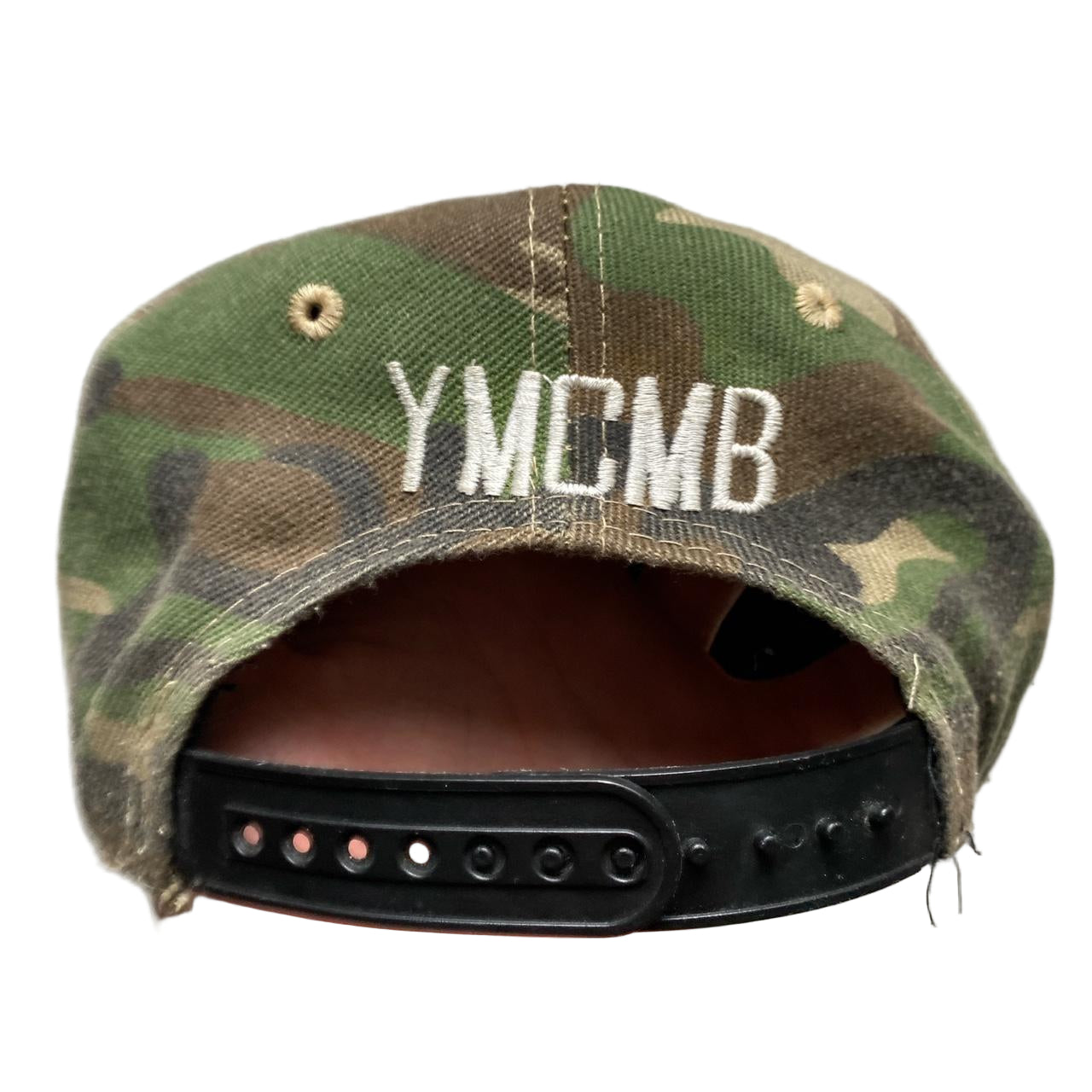 YMCMB Vintage Camouflage Snapback Cap