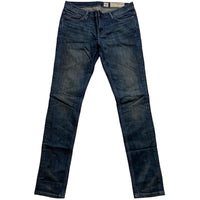 All Saints Navy Stonewash Slim Jeans (28W)