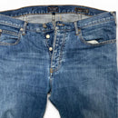 Armani Jeans J21 Light Blue Denim Straight Fit Jeans (36W)