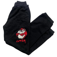 Lot 29 Looney Tunes Taz Tazmanian Devil Black White and Red Baggy Joggers (S)
