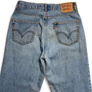 Levi's 560 Vintage Light Blue Distressed Jeans (32W)