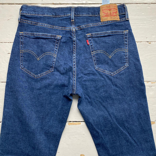 Levis 514 Navy Baggy Jeans