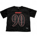 Chucky Vintage Universal Studios Football Jersey Black and Red (M)