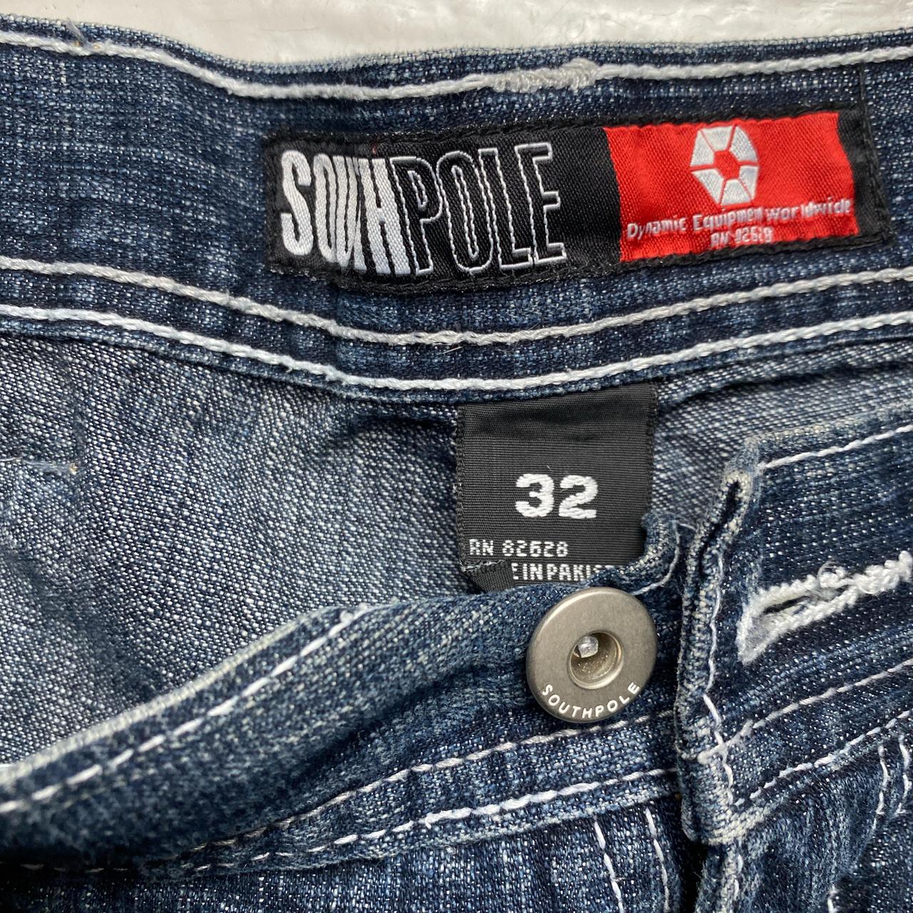 South Pole Vintage Baggy Stonewashed Jorts Jean Shorts