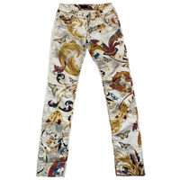 Just Cavalli Printed Butterfly Flowers and Birds Jeans (29W)