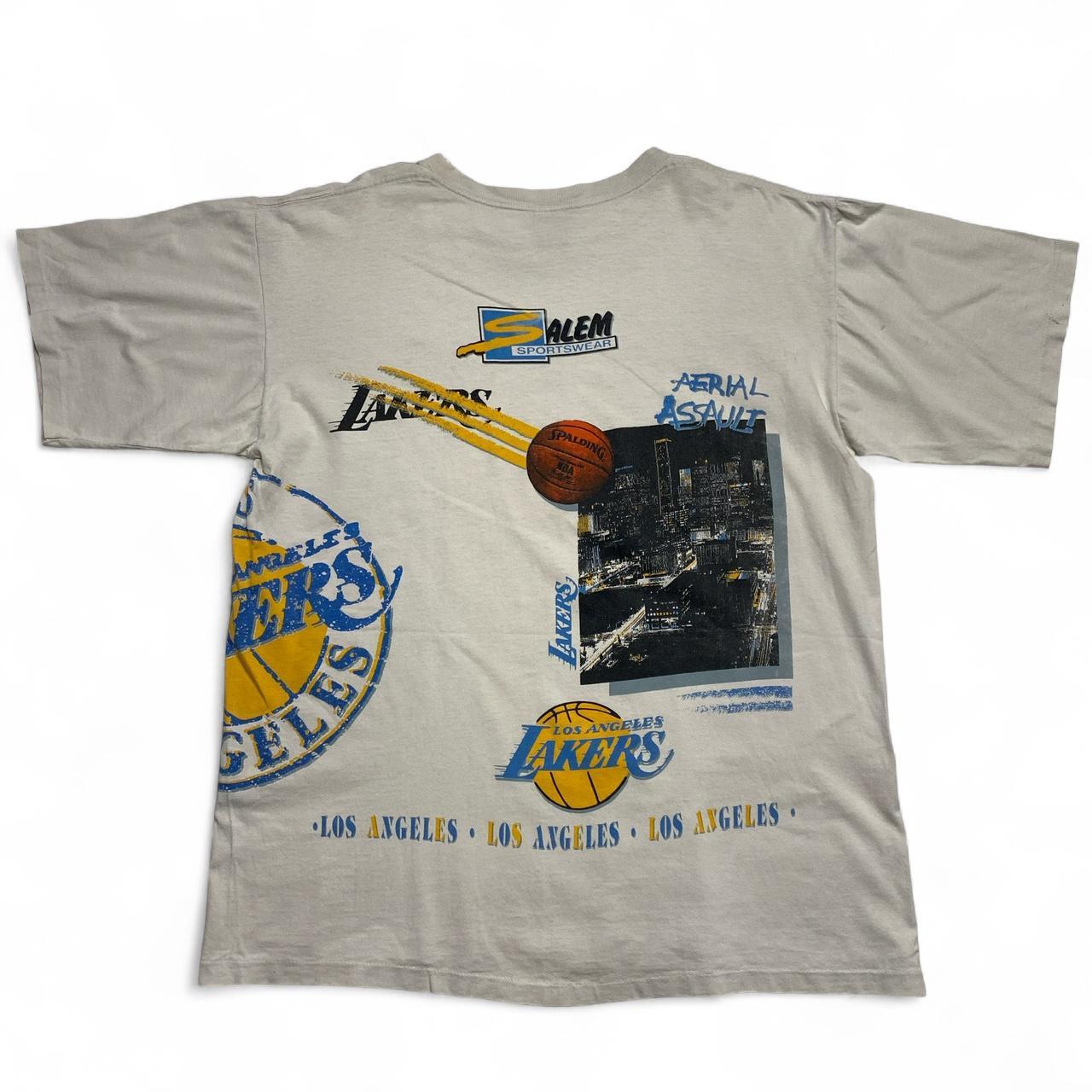 Salem Sportswear 90’s Single Stitch Los Angeles Lakers Showtime NBA Graphic T-Shirt