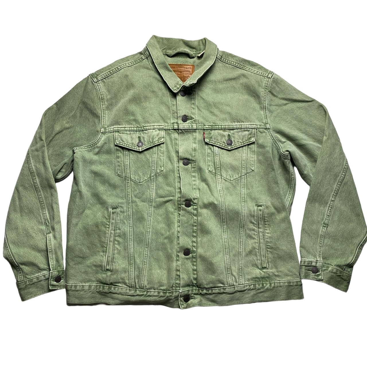 Levis Green Denim Jacket (XL)