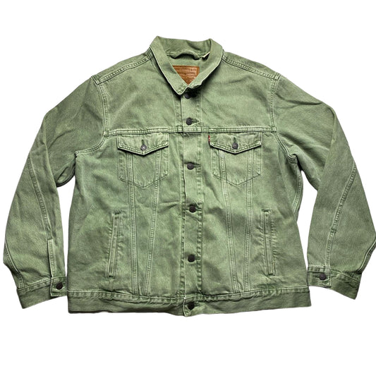 Levis Green Denim Jacket (XL)