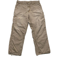 Carhartt Vintage Workwear Khaki Sand Carpenter Cargo Trousers (36W)