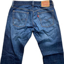 Levis 514 Navy Blue Baggy Jeans (31W)