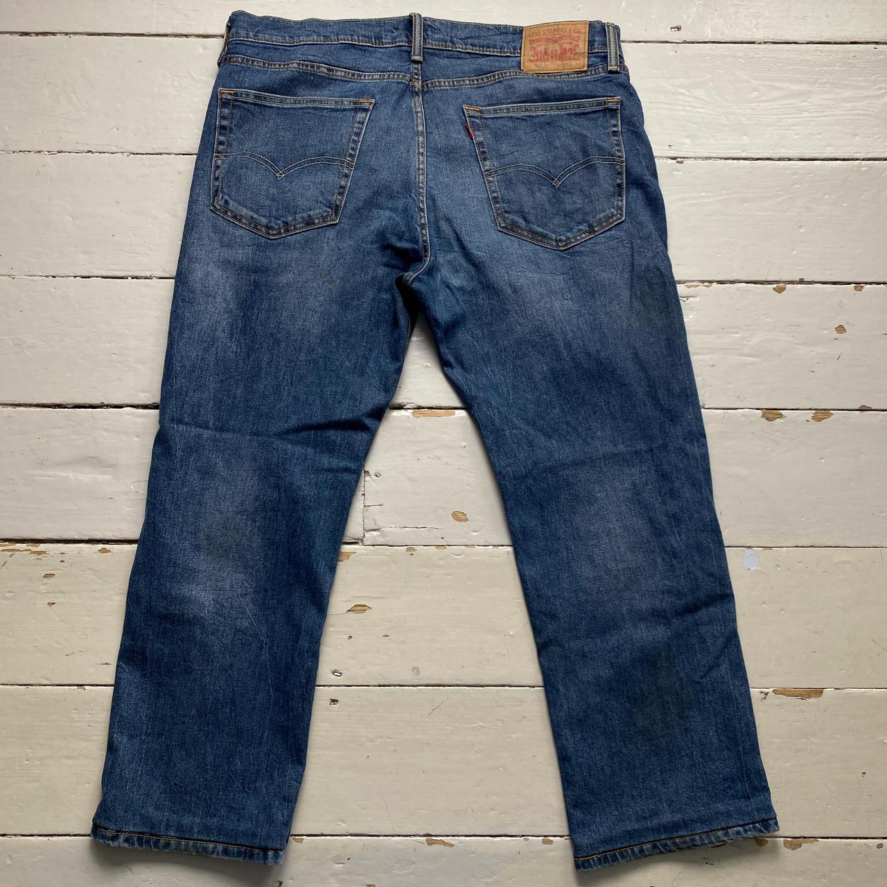 Levis 514 Baggy Navy Stonewash Jeans