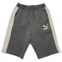 Puma Grey and White Cotton Shorts (M)