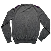 Dolce and Gabbana Stripe Multi Colour Grey Jumper (M)