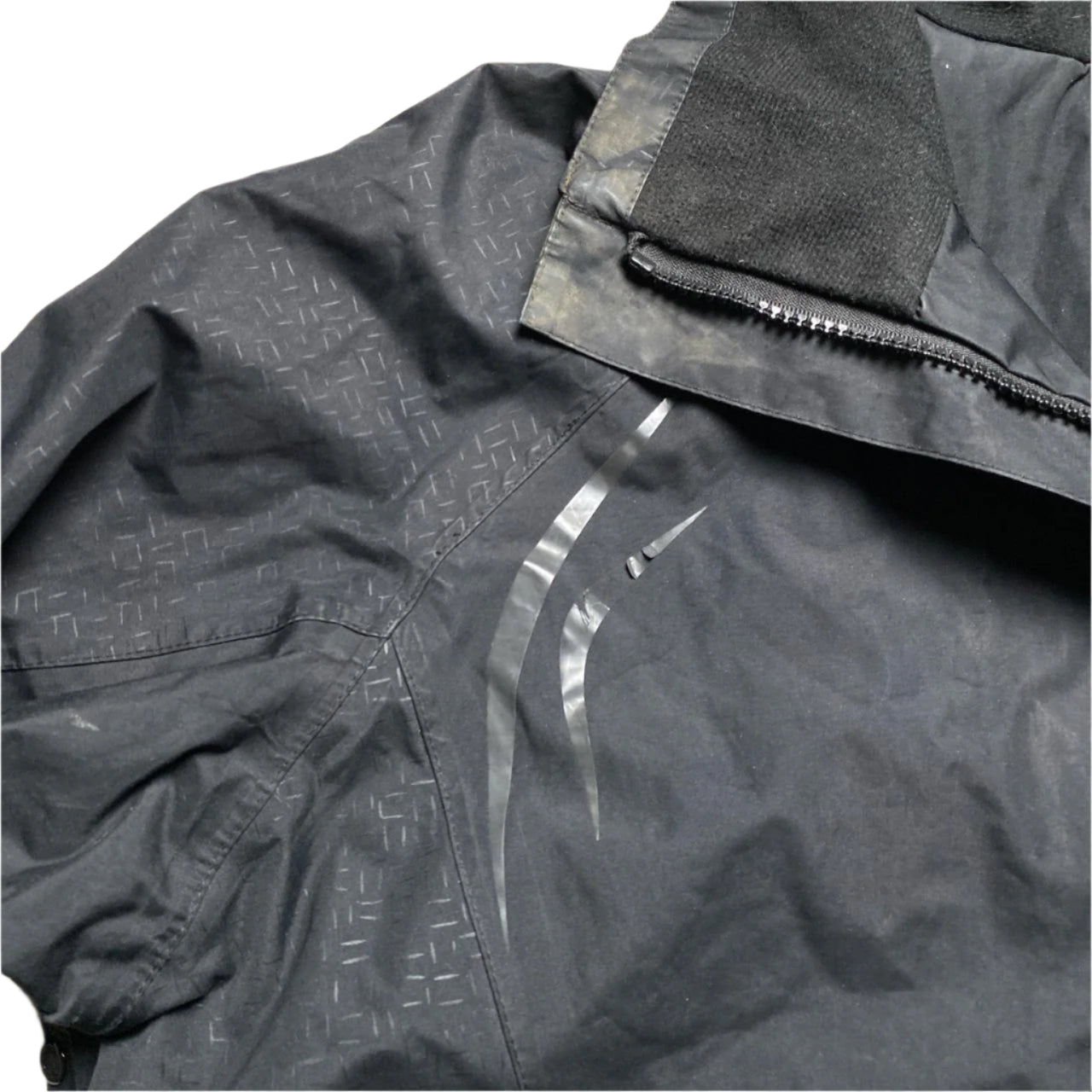 The North Face Black Summit Series Black and Orange Gore Tex Lightweight Jacket (XL)