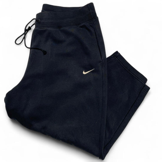Nike Black and White Swoosh Womens Baggy Joggers (XL)
