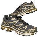 Salomon S-Lab XT6 Soft Ground Khaki Green Cream and White Trainers (UK 9.5)