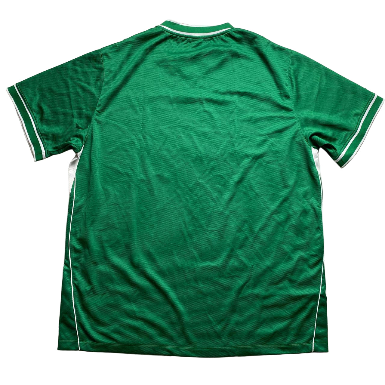 Nike Vintage Green and White Big Baggy NFL Basketball Jersey T Shirt (2XL)