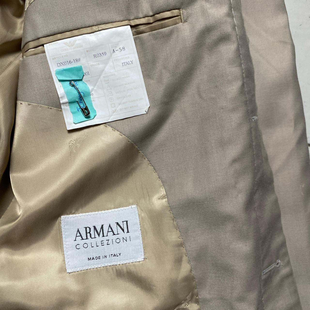 Armani Collezioni Cream Full Suit (XL)