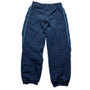 Reebok Navy White and Blue Shell Trackpant Bottoms (S)