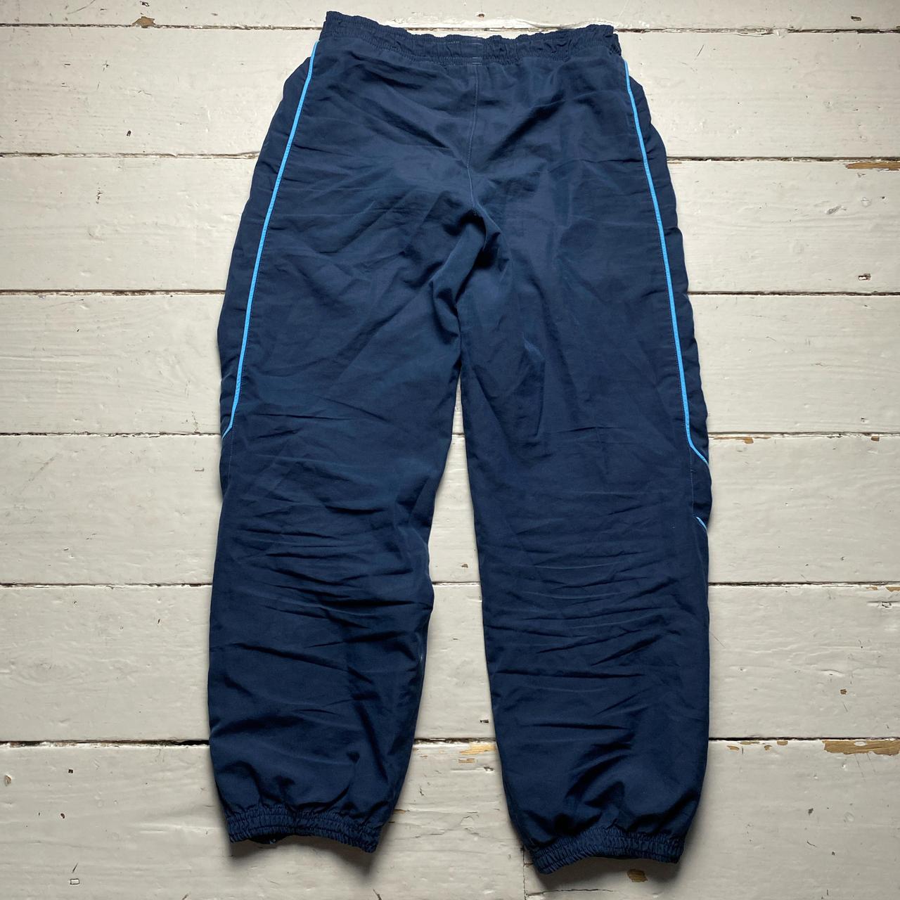 Reebok Navy White and Blue Shell Trackpant Bottoms