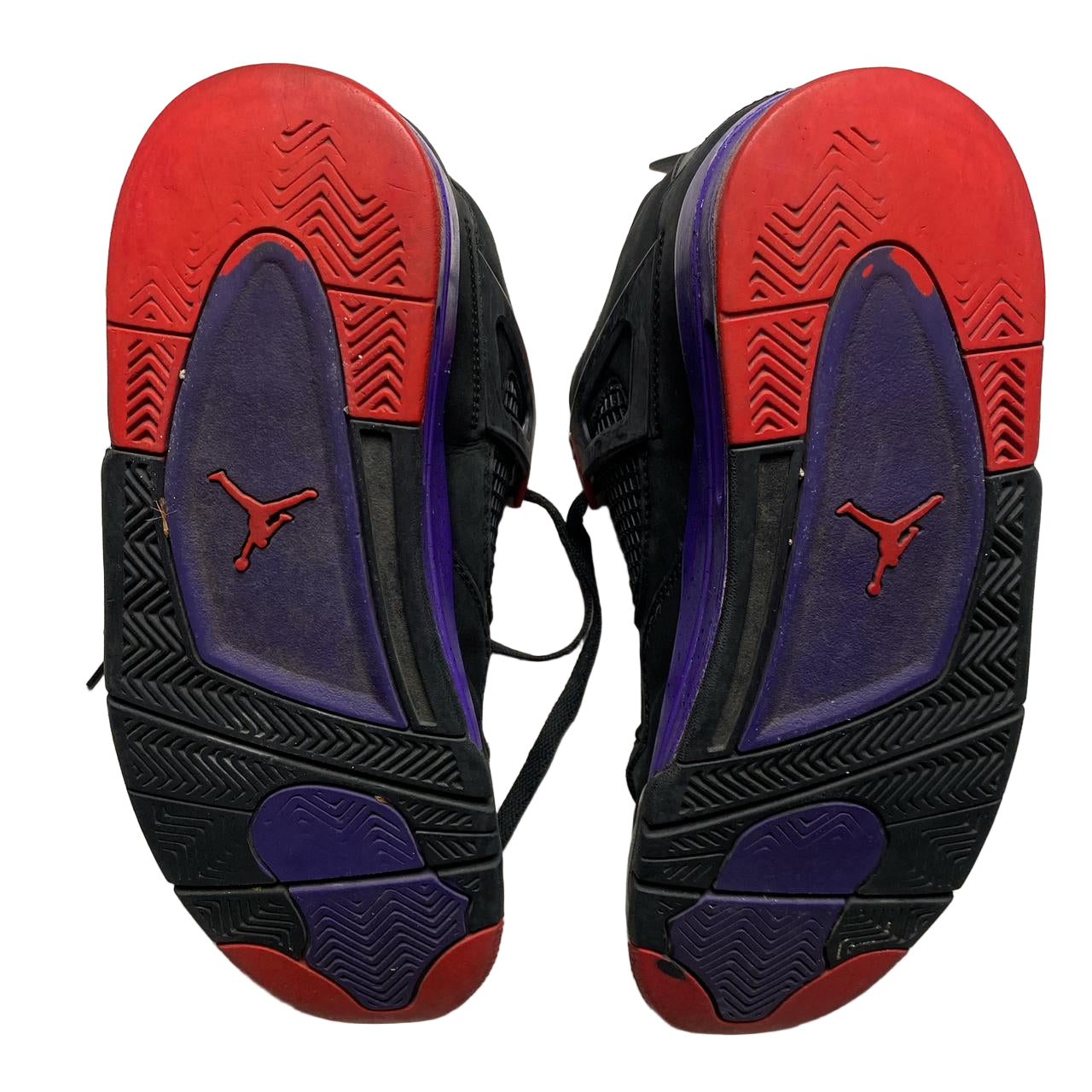 Jordan 4 Raptors Black Red and Purple (UK 8)