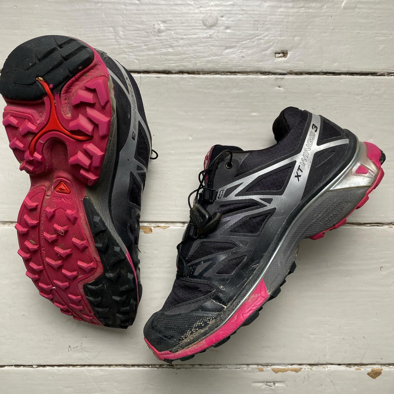 Salomon Black and Pink XT Wings 3