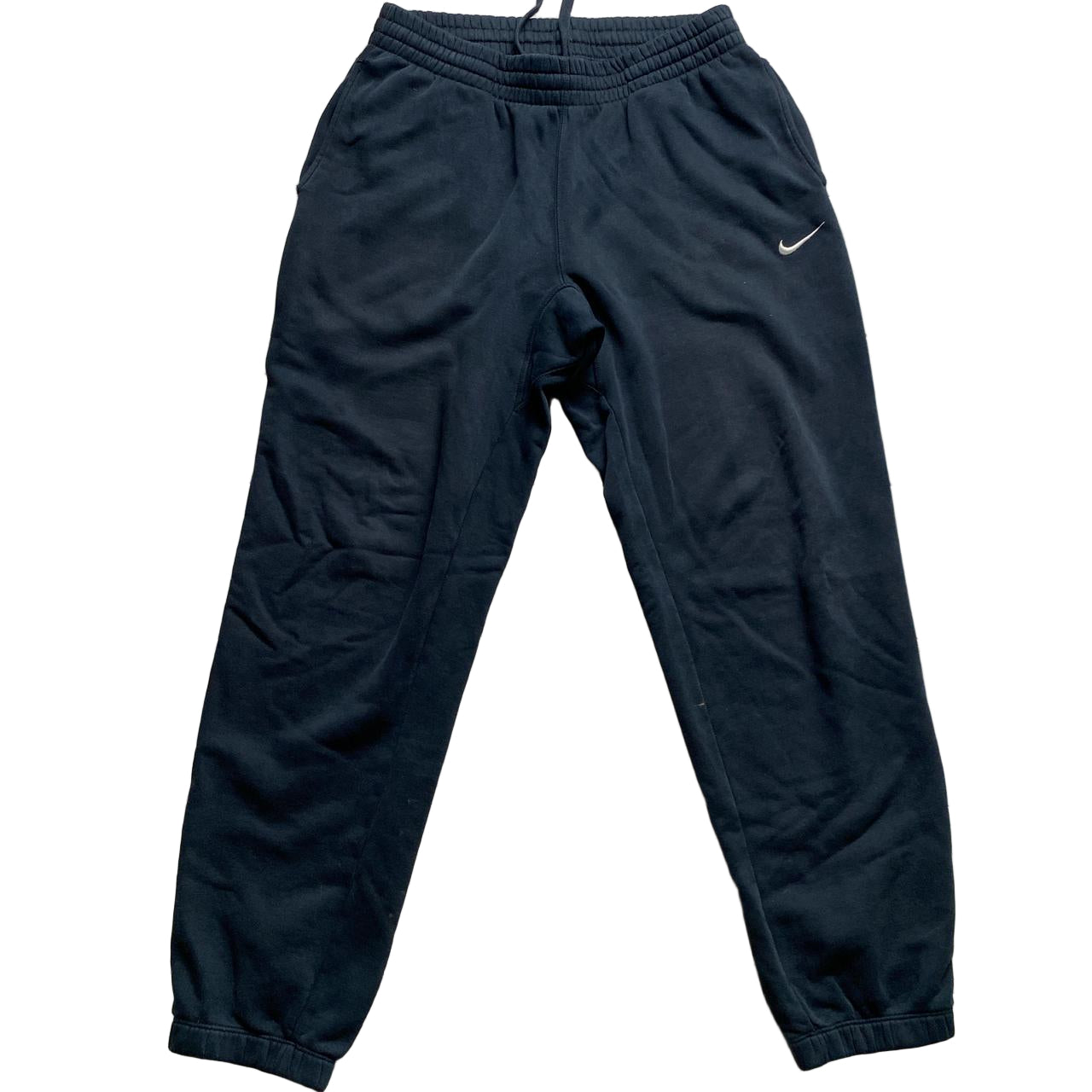 Nike Swoosh Navy and White Athletic Department Baggy Joggers (L)