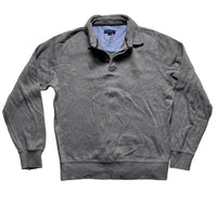 Gant Grey Quarter Button Up Jumper (S)