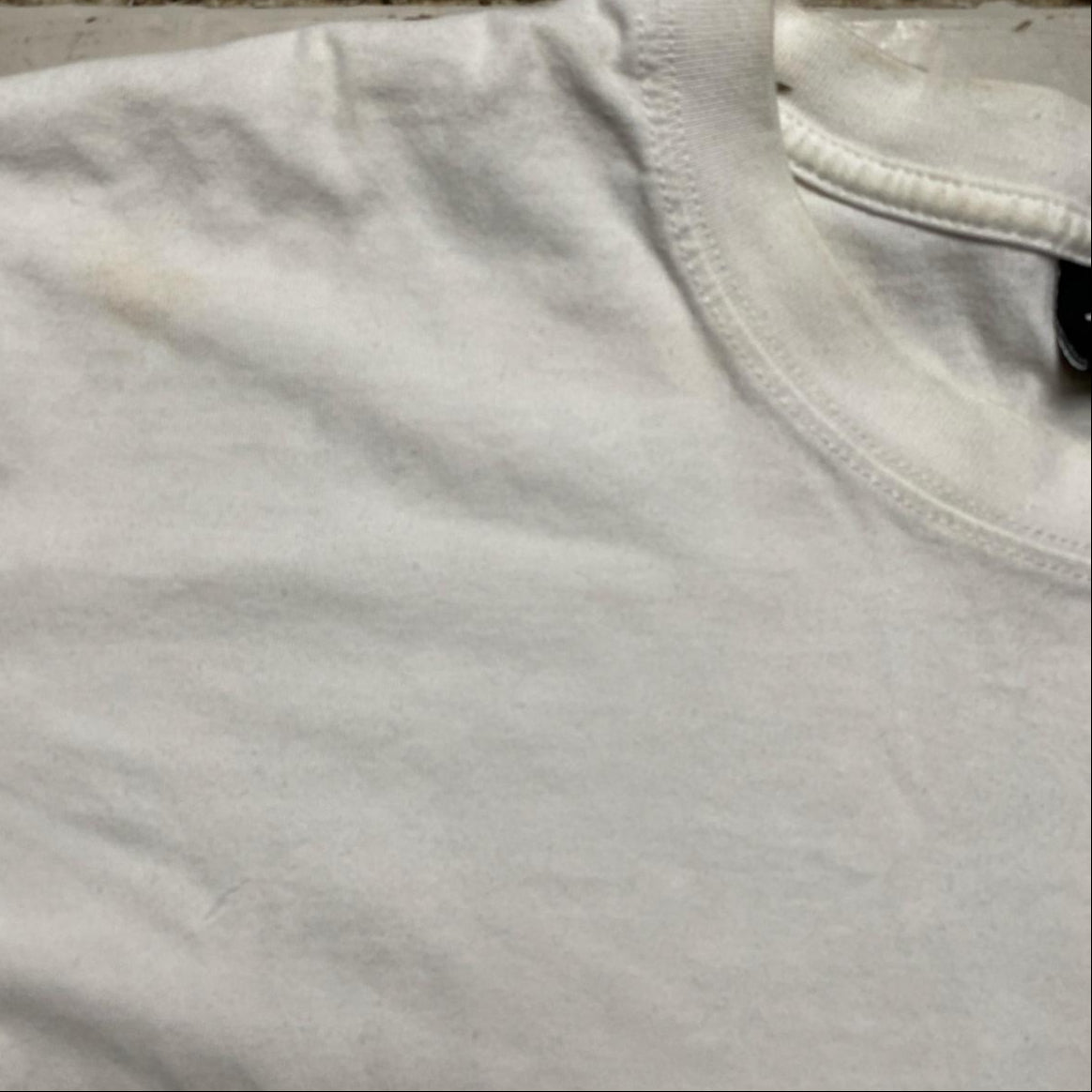 Stussy Bob Marley Excuse Me While I Light My Spliff White T Shirt (M)
