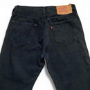 Levis 501 Black Straight Vintage Jeans (34W)