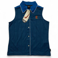 Nike Tennis Vintage Womens Vest Polo Shirt (S)