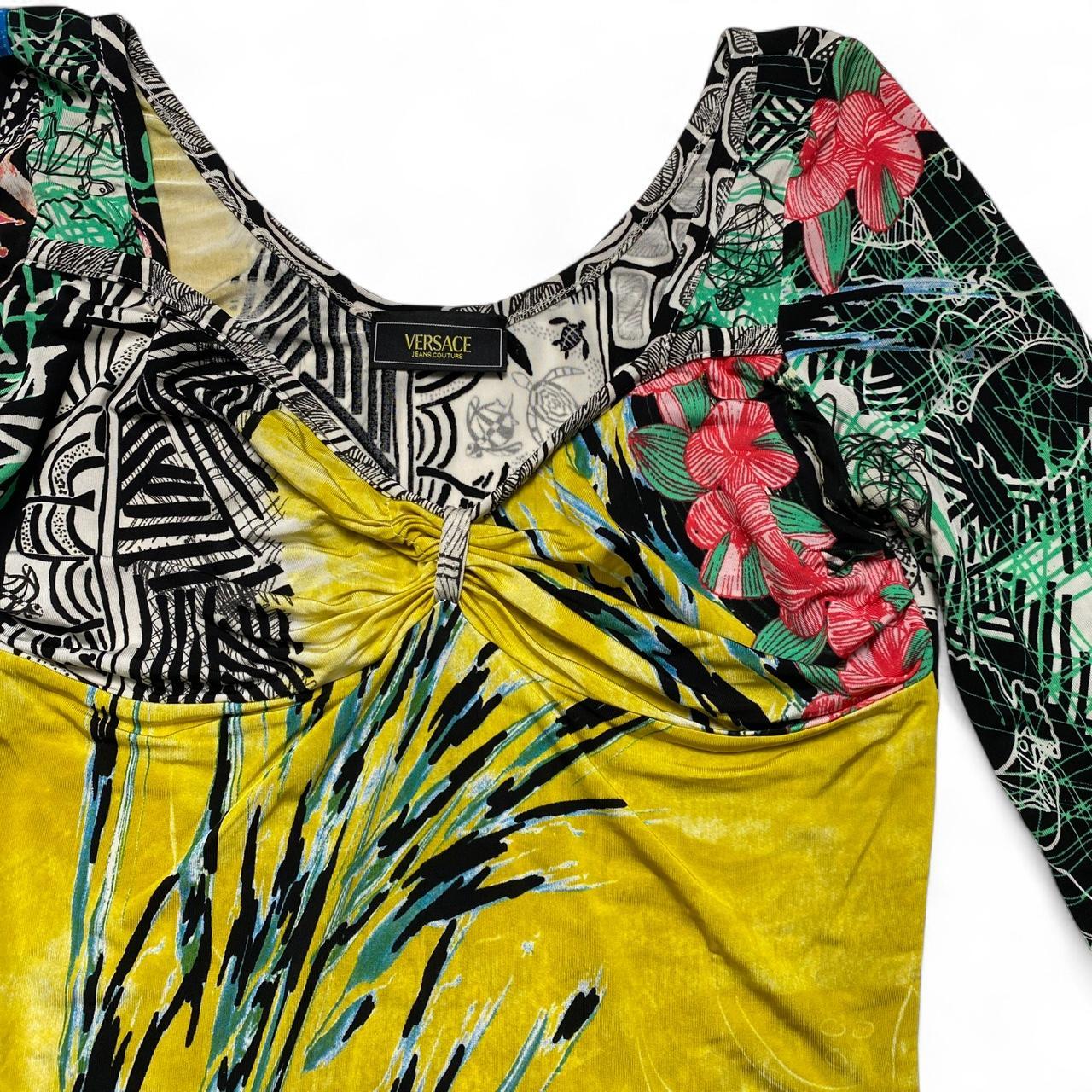 Versace Jeans Couture Save The Queen Vintage multicoloured graphic print top (S)